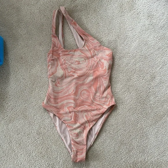 L*Space Shimmer All Swirled Up Phoebe One Piece Swimsuit - Picture 4 of 5